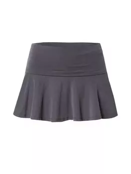 Юбка WEEKDAY Elli, темно-серый