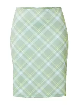 Юбка WEEKDAY, пастельный зеленый