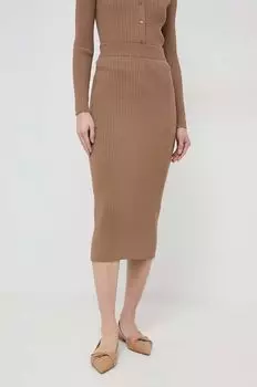 Юбка Weekend Max Mara, коричневый