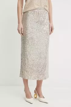 Юбка Weekend Max Mara, серебряный