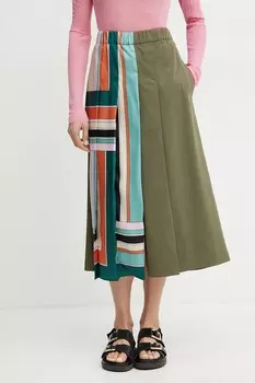 Юбка Weekend Max Mara, зеленый