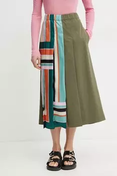 Юбка Weekend Max Mara, зеленый