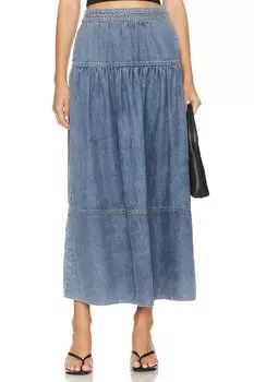 Юбка винни Heartloom, цвет chambray