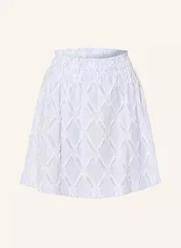 Юбка Y.A.S., белый/светло-голубой