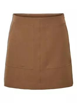 Юбка Y.A.S Skirt LOUI, светло-коричневый