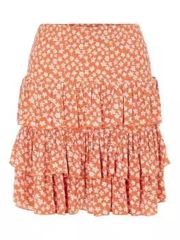 Юбка YAS Lura, цвет Mandarine