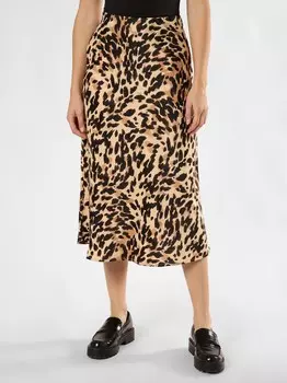 Юбка YAS Pella, цвет Cappuccino/Light brown