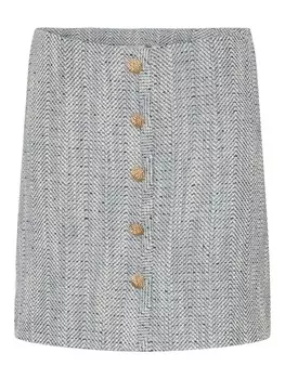 Юбка YAS YASNORALI, цвет Navy/Smoke blue