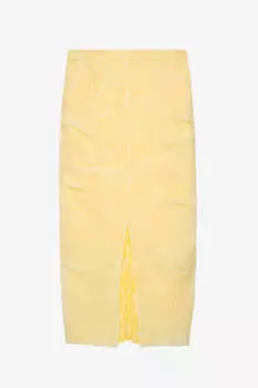 Юбка Zara Jacquard Organza - Limited Edition, желтый