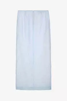 Юбка Zara Organza Silk - Limited Edition, небесно-голубой