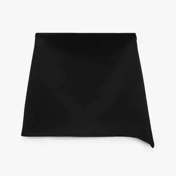 Юбка Zara Peaked Mini, черный