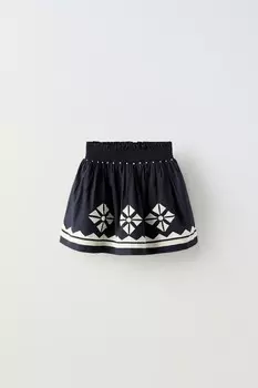 Юбка ZARA, синий