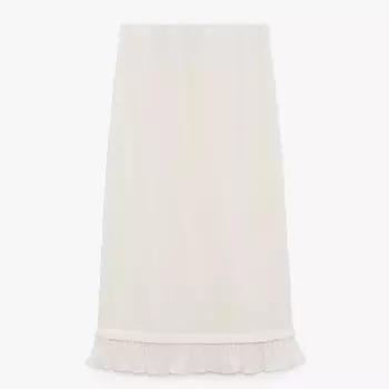 Юбка Zara Soft Matching, кремовый