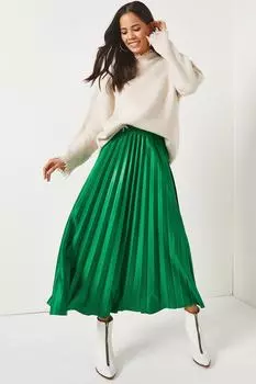 Юбка - Зеленый - Миди Olalook, зеленый