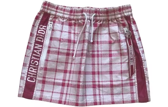 Юбка женская Dior, белый / красный