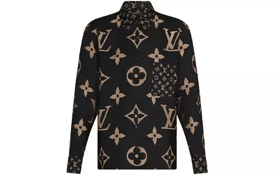 Юбка женская Louis Vuitton, черный / коричневый