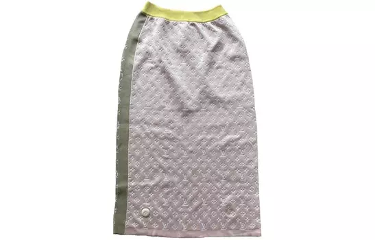 Юбка женская Louis Vuitton длинная, розовый