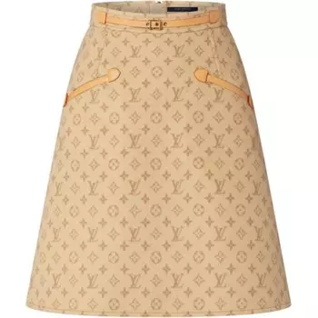 Юбка женская Louis Vuitton повседневная, хаки