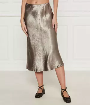 Юбка женская Max Mara Leisure атласная миди из ацетата, бежевый