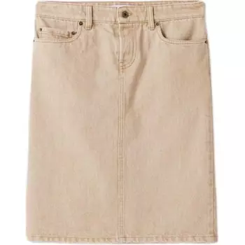 Юбка женская Miu Miu джинсовая, бежевый