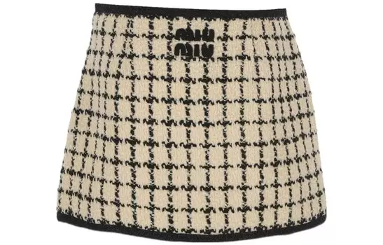 Юбка женская Miu Miu, кремовый