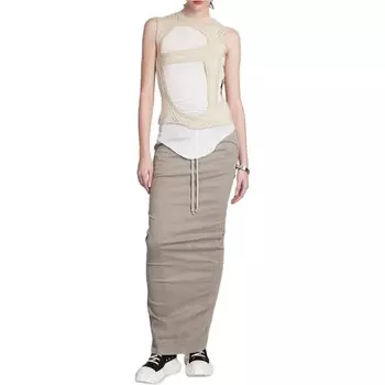 Юбка женская Rick Owens Drkshdw повседневная, серый