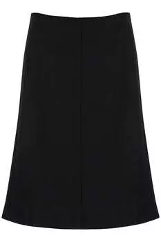 Юбка женская Toteme из атласа с восемью панелями, черный