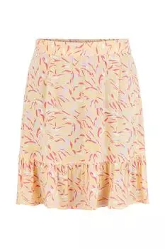 Юбка - Золотистый - Мини PIECES, золотой