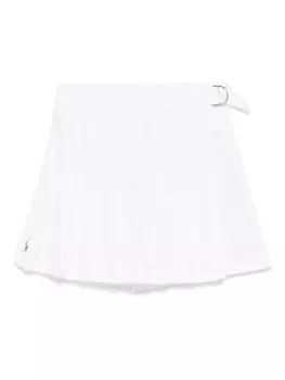 Юбки-шорты POLO RALPH LAUREN KIDS со складками, белый