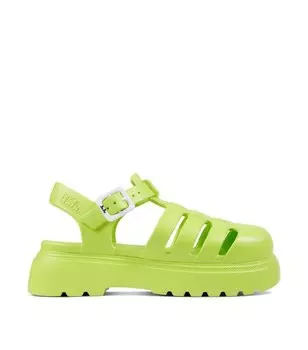 JuJu Angel Светло-зеленые массивные прозрачные сандалии JUJU, светло-зеленый