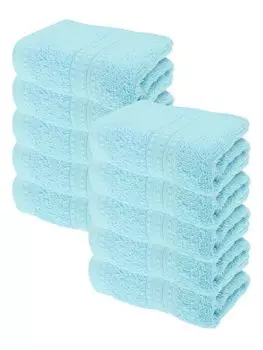 Julie Julsen Набор полотенец для гостей ORGANIC, 10 шт., 30х50, голубой, синий