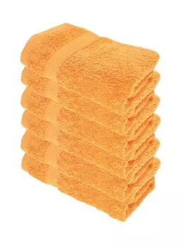 Julie Julsen Набор полотенец ORGANIC, 6 шт., 50х100, оранжевый, коричневый