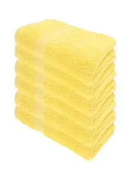 Julie Julsen Набор полотенец ORGANIC, 6 шт., 50x100, желтый