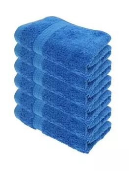 Julie Julsen Набор полотенец ORGANIC, 6 шт., 50x100, королевский синий
