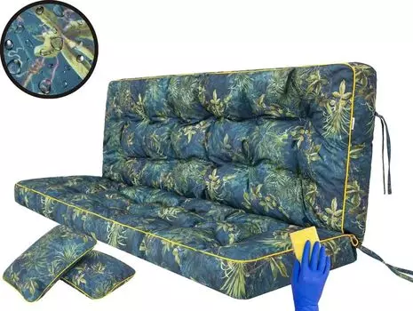 Julie Julsen Набор полотенец ORGANIC, 6 шт. 50x100 Бордо Hobbygarden, зеленый