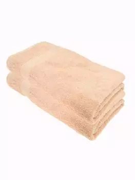 Julie Julsen ORGANIC Набор банных полотенец, 2 шт., 100x150, пастельно-розовый, бежевый