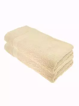 Julie Julsen ORGANIC Набор банных полотенец, 2 шт., 100x150, пастельно-бежевый