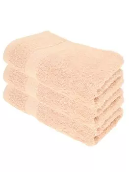 Julie Julsen ORGANIC Набор полотенец для душа, 3 шт., 70x140, пастельно-розовый, бежевый