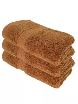 Julie Julsen ORGANIC Набор полотенец для душа, 3 шт., 70x140 шоколадно-коричневый