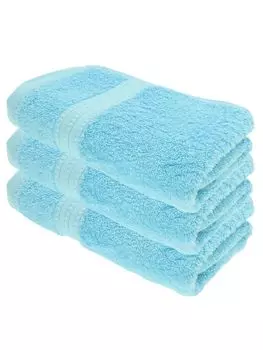 Julie Julsen ORGANIC Набор полотенец для душа, 3 шт., 70x140, голубой, синий
