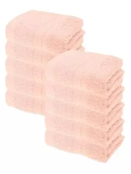 Julie Julsen ORGANIC Набор полотенец для гостей, 10 шт., 30x50, розовый