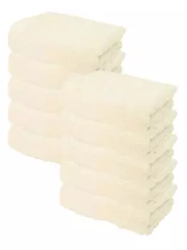 Julie Julsen ORGANIC Набор полотенец для гостей 10 шт. 30x50 натуральный белый, бежевый