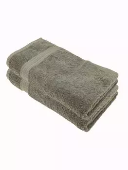 Julie Julsen ORGANIC Набор полотенец для сауны, 2 шт., 80x200, серебристо-серый, коричневый