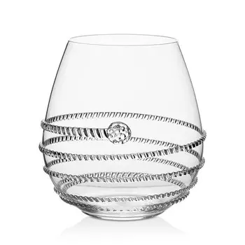 Juliska Amalia Бокал для красного вина без ножки с воздушным шаром, белый