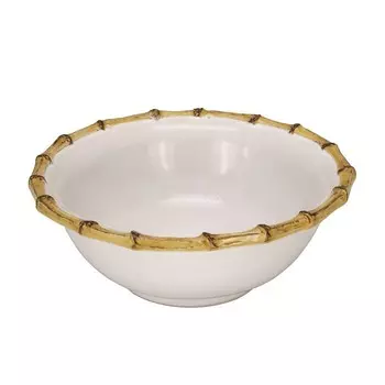 Juliska Classic Бамбуковая миска для хлопьев/мороженого, коричневый/бежевый