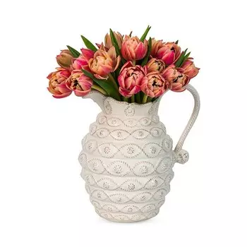 Juliska Jardins Du Monde Белый кувшин/ваза