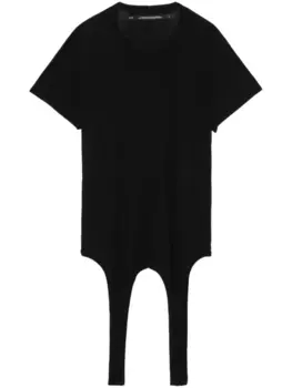 Julius футболка с ремешком, черный