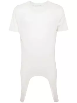 Julius футболка с вырезами, белый