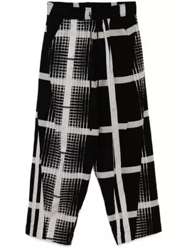 Julius хлопковые брюки, черный