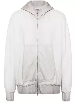 Julius худи с эффектом потертости, серый